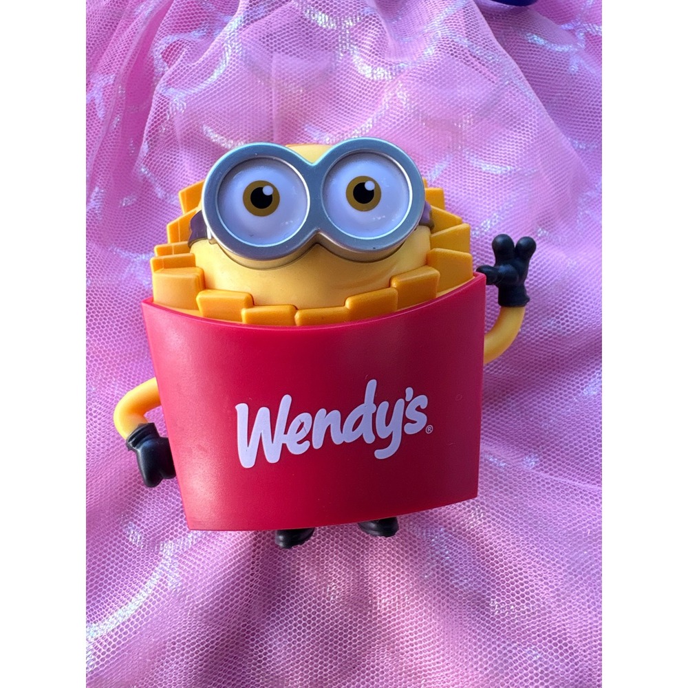 Wendys Minions French Fries Toy Despicable Me Collectible Figure 2024 New